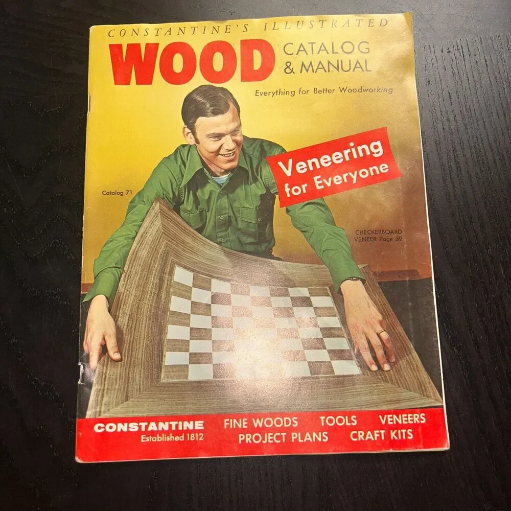 Vintage Constantine's Illustrated Wood Catalog & Manual Magazine